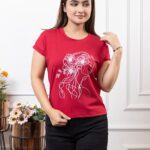 Dream Girl Handpainted Tshirt With Detailing