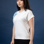 Hand Painted Romantic Blue T-Shirt