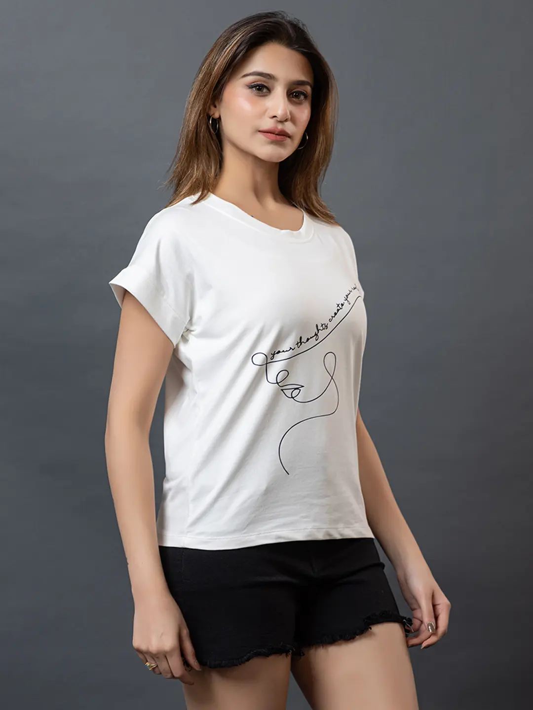 Your Thoughts Graphic Printed T-Shirt