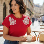 Delicate Net Blooming Beauty Tshirt